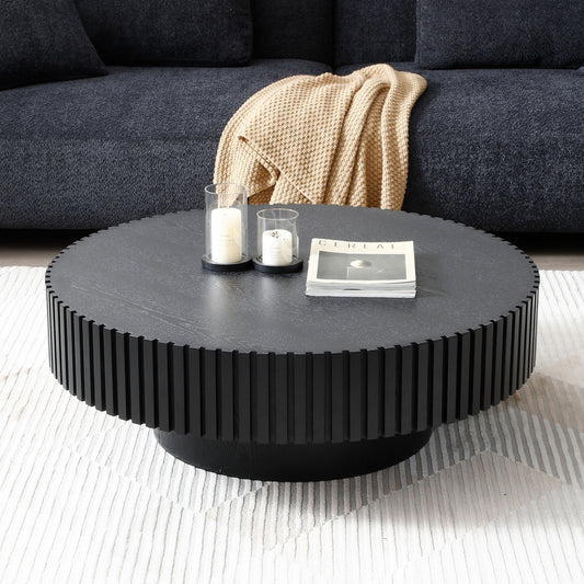 Cormac Matt Black MDF Coffee Table – 31.5" Coffee Table – view 2