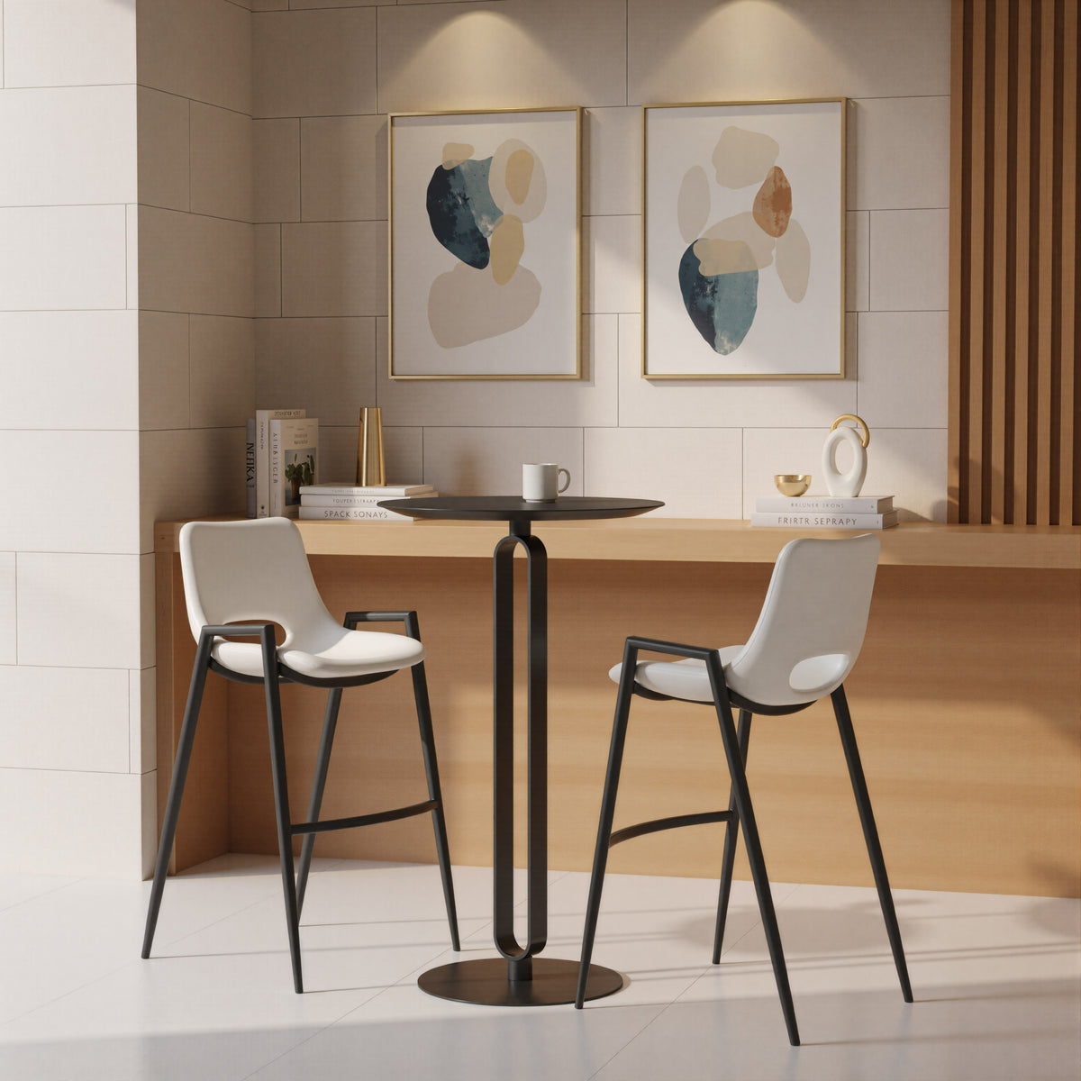 Derry Black Bar Table