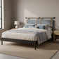 Zeva Gray Floating Queen Headboard