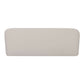 Rialto White Performance Fabric Sofa with Curved Back & Toss Cushions | Modern Sofa backrest detail