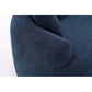 Curved Compression Foam Sectional Sofa – 110” Modular Chenille Couch (Sleeper Style) close-up of plush fabric.