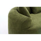 Curved Compression Foam Sectional Sofa – 110” Modular Chenille Couch (Sleeper Style) close-up of plush upholstery.