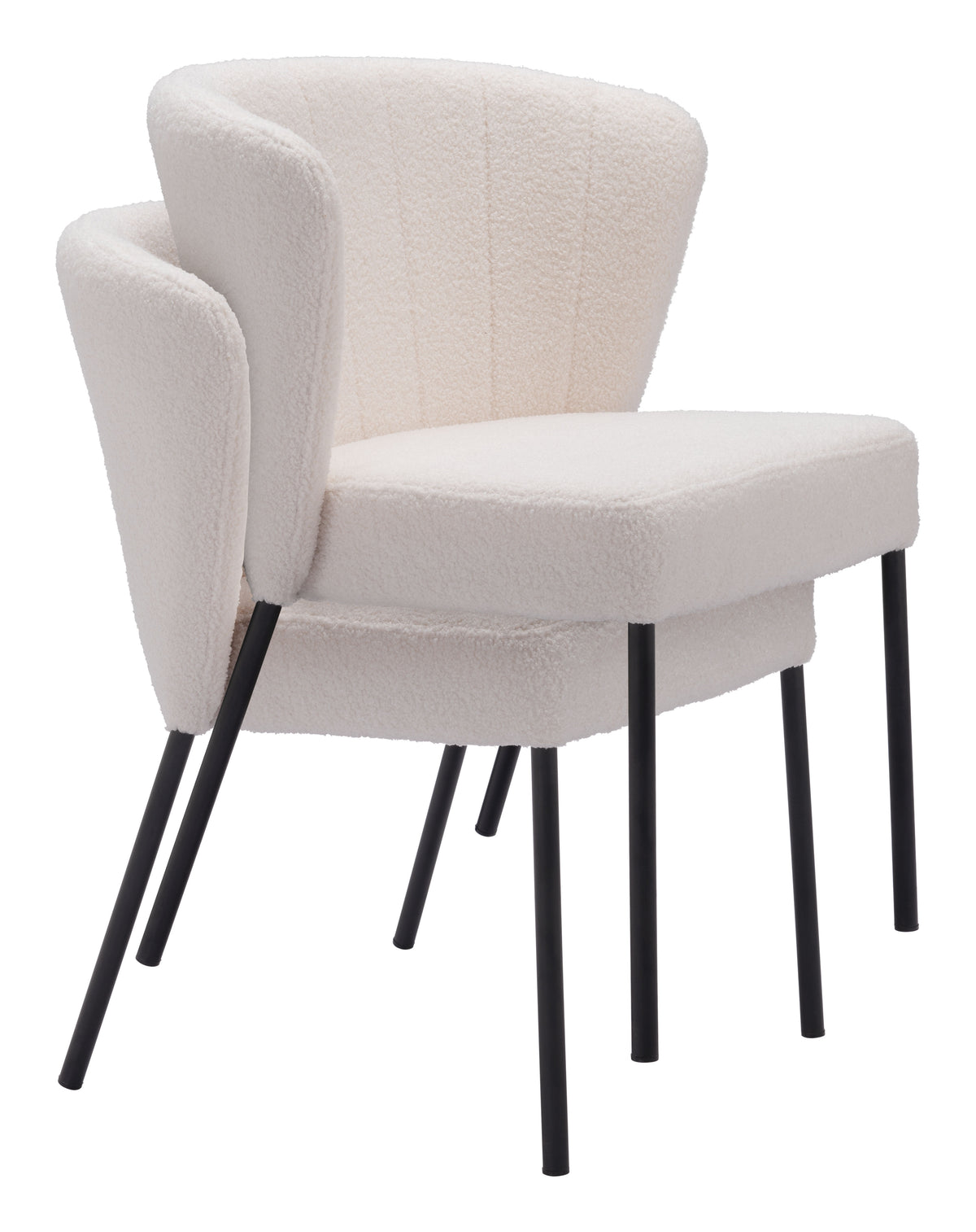 Aimee Dining Chair (Set of 2) in Cream