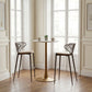 Silues Taupe & Brown Barstool (Set of 2)