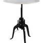 Mufid White & Black Bistro Table