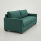 Damon American-Made Sofa – 92" Custom-Fabric Sofa - Velvet Antique Kelly Green - Velvet (5)