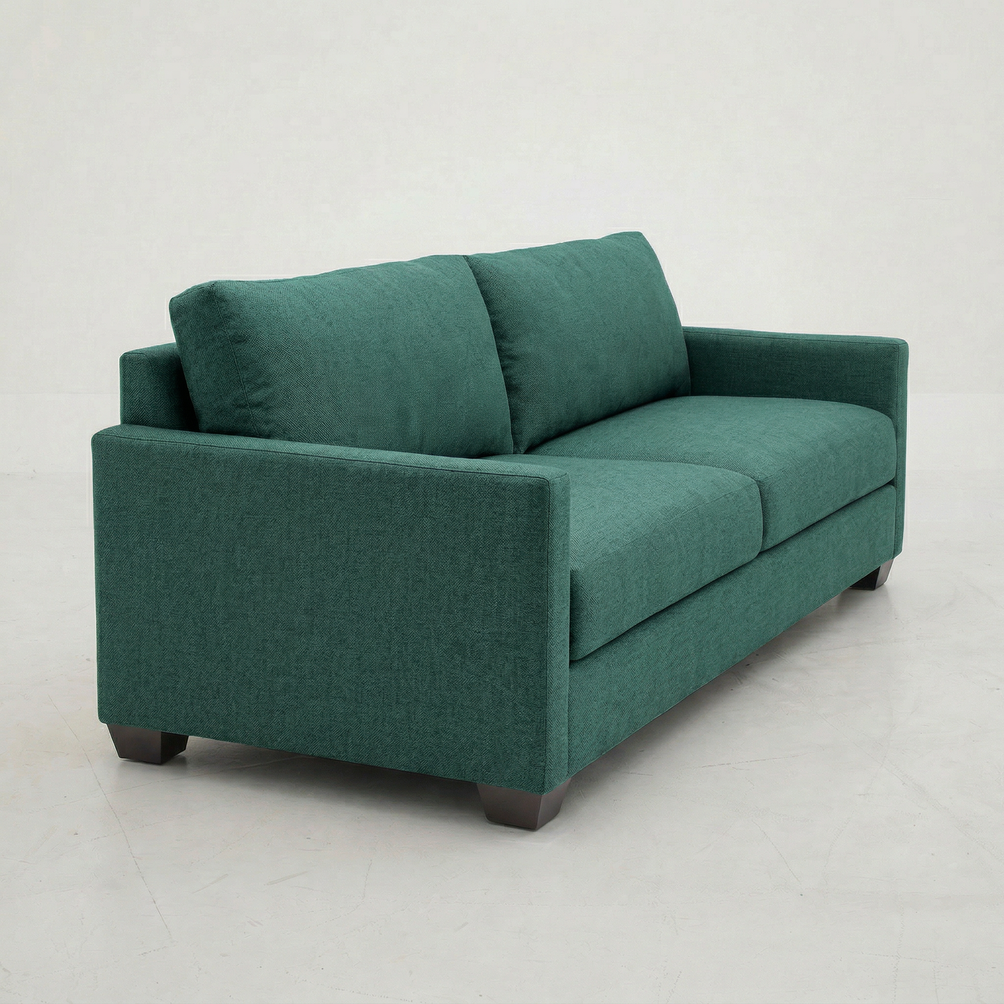 Damon American-Made Sofa – 92" Custom-Fabric Sofa - Velvet Antique Kelly Green - Velvet (5)