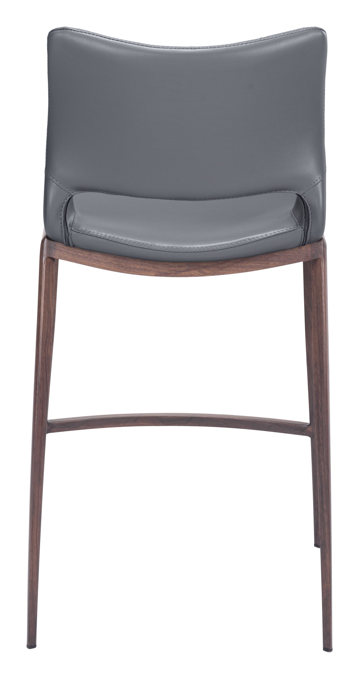 Ace Counter Stool (Set of 2) in Dark Gray & Walnut