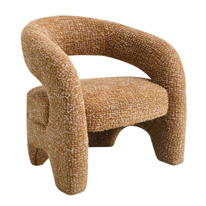 Pelia Orange Fabric Accent Chair – 30"W Accent Chair