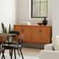 Draper Mid-Century Rubberwood Sideboard