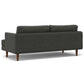 Livingston MCM Styled Fabric Sofa Loveseat, Charcoal Gray 76" - Revel Sofa 