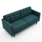 Talmadge Velvet Sofa – 92" Classic American Sofa - Velvet Antique Peacock - Velvet (10)