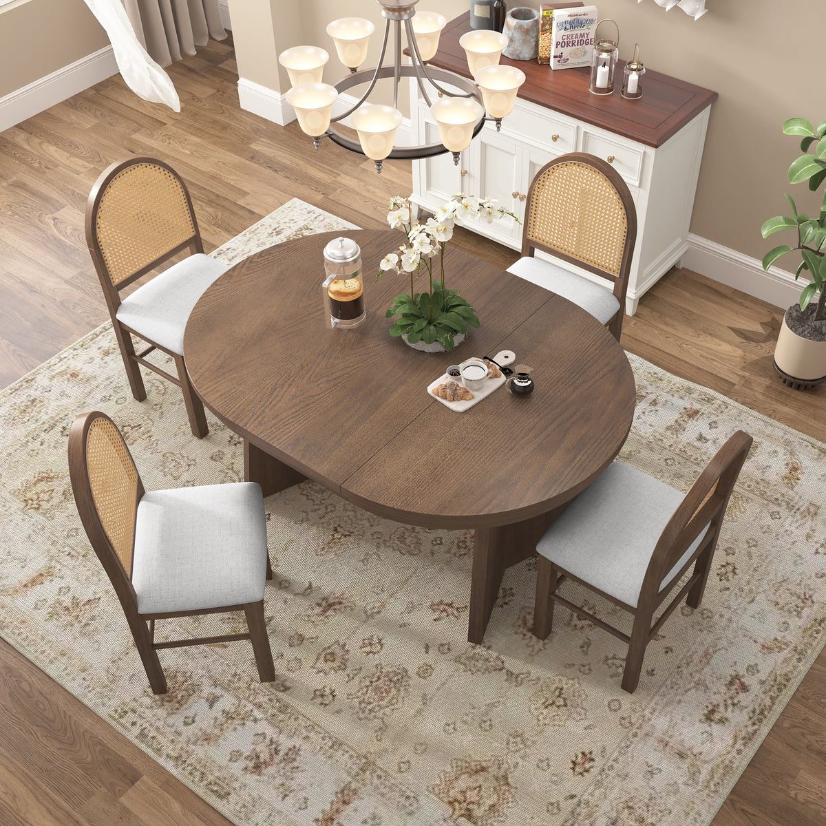 Wolfe Walnut & Beige
