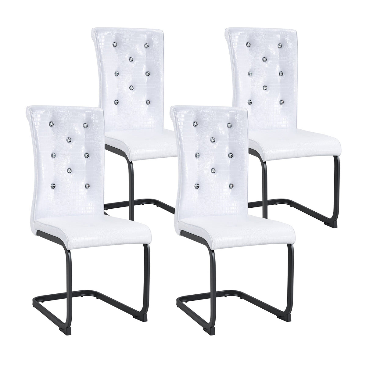 Kinsey White, Black Legs, Set of 2