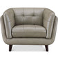 Solana MCM Top-Grain Leather Lounge Chair (2 Colors)