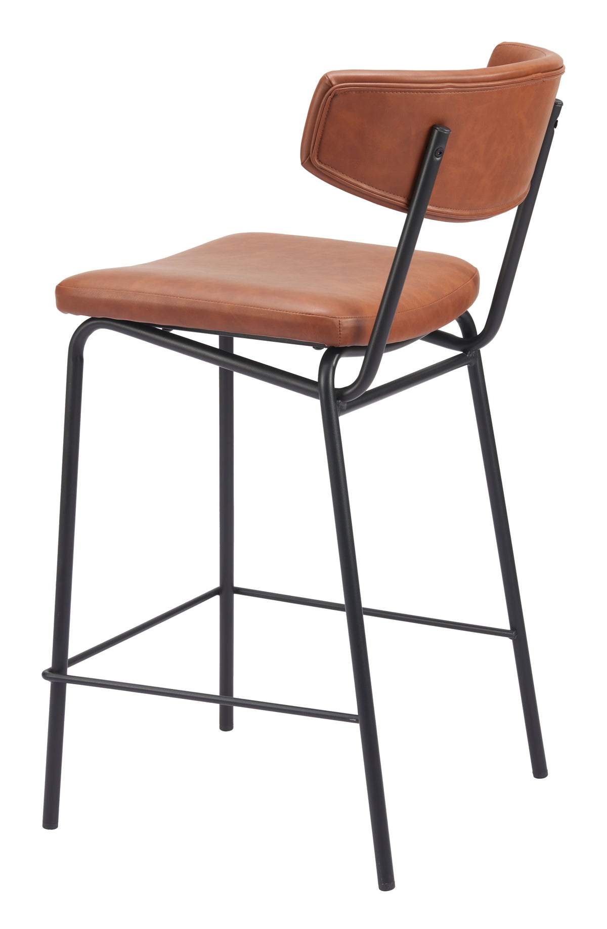 Charon Counter Stool (Set of 2) in Vintage Brown
