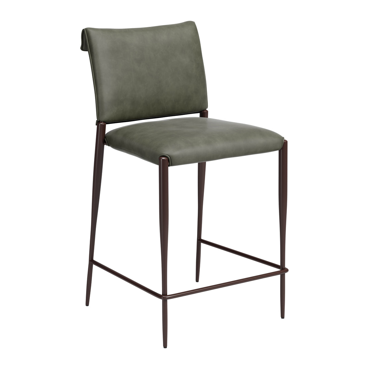 Freesia Olive Green Counter Stool (Set of 2)