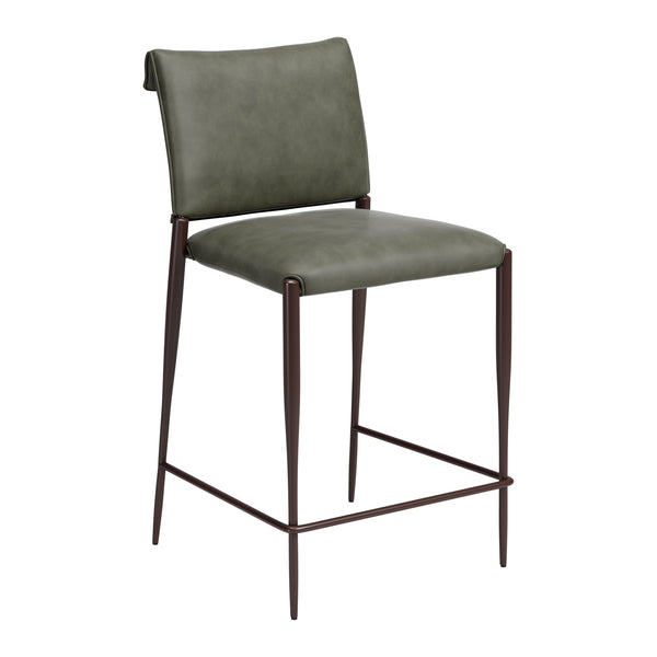 Freesia Olive Green Counter Stool (Set of 2)