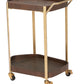 Stela Walnut Bar Cart