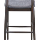 Tuzka Gray & Espresso Barstool (Set of 2)