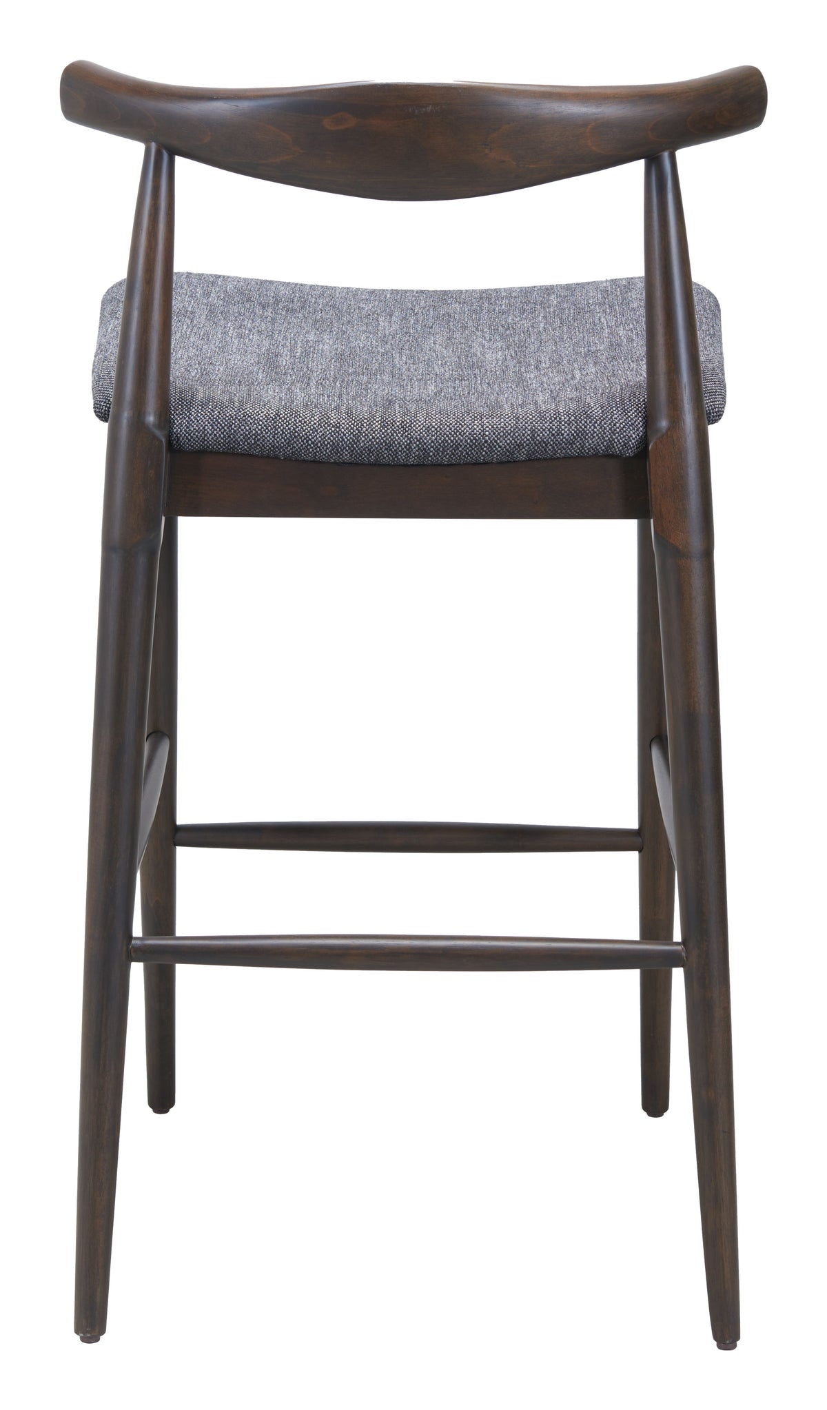 Tuzka Gray & Espresso Barstool (Set of 2)