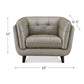 Solana MCM Top-Grain Leather Lounge Chair (2 Colors)
