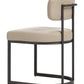 Velar Beige & Gray Dining Chair (Set of 2)