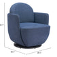 Bant Blue Swivel Chair