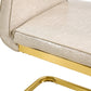 Kinsey Beige, Gold Legs, Set of 4