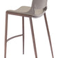 Ace Barstool (Set of 2) in Brown & Walnut