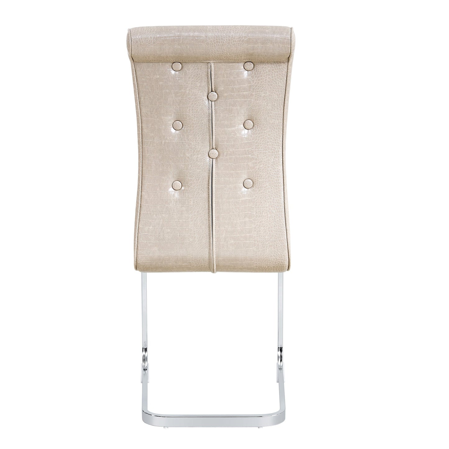 Kinsey Beige, Electroplated Legs, Set of 4