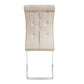 Kinsey Beige, Electroplated Legs, Set of 2