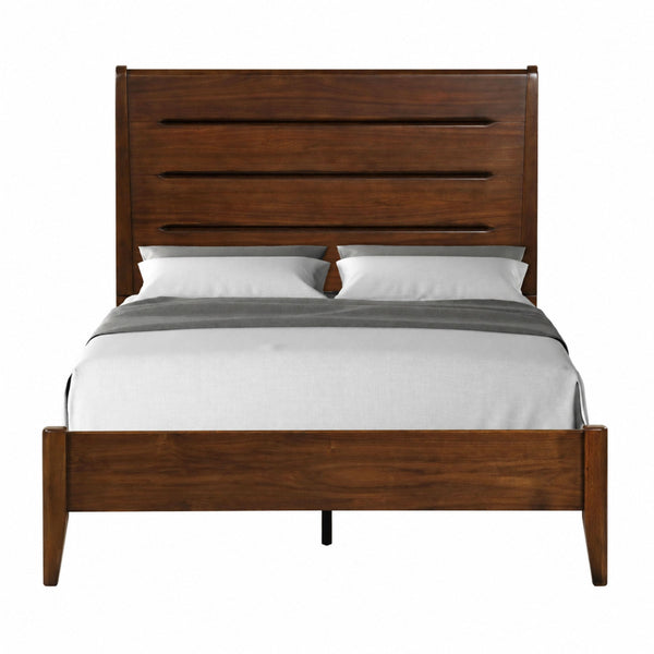 Whitaker Walnut Birch Veneer King Panel Bed – 78