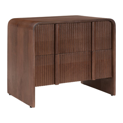 Calipso Walnut Nightstand