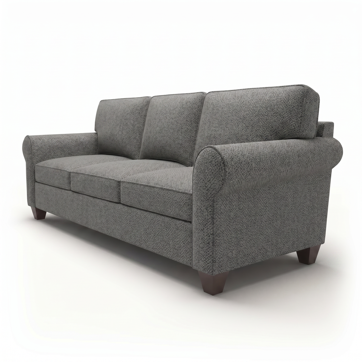 Augusta Sofa – Made in USA, Custom Fabric Options, 83" Classic Design - Catalina Steel - Fabric (9)