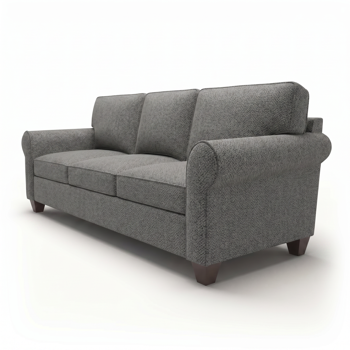 Augusta Sofa – Made in USA, Custom Fabric Options, 83" Classic Design - Catalina Steel - Fabric (9)