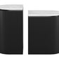 Ormara White & Black Side Table Set (2-Piece)