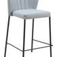 Linz Counter Stool (Set of 2) in Gray