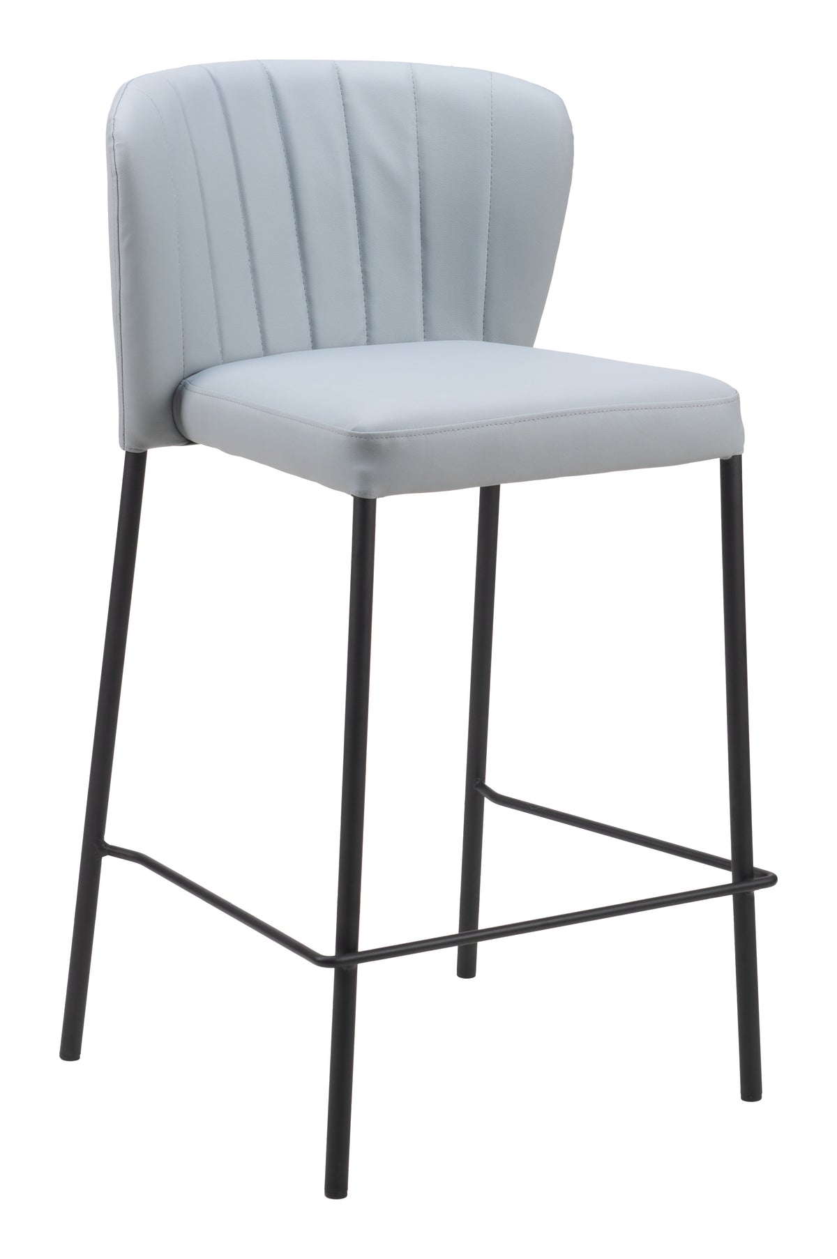Linz Counter Stool (Set of 2) in Gray