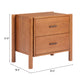 Beleza Walnut Nightstand