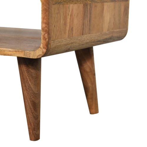 MCM Solid Mango Wood Coffee Table 26" – close-up detail