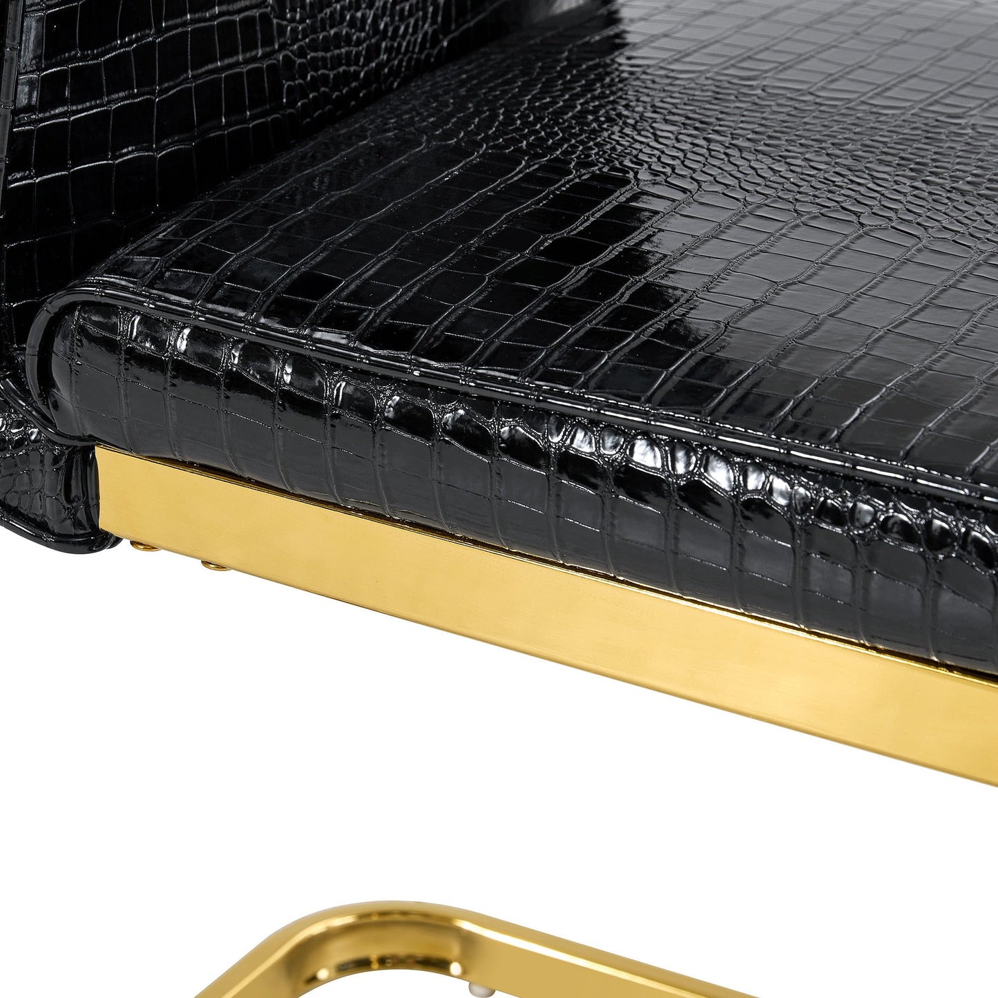 Kinsey Black, Gold Legs, Set of 2