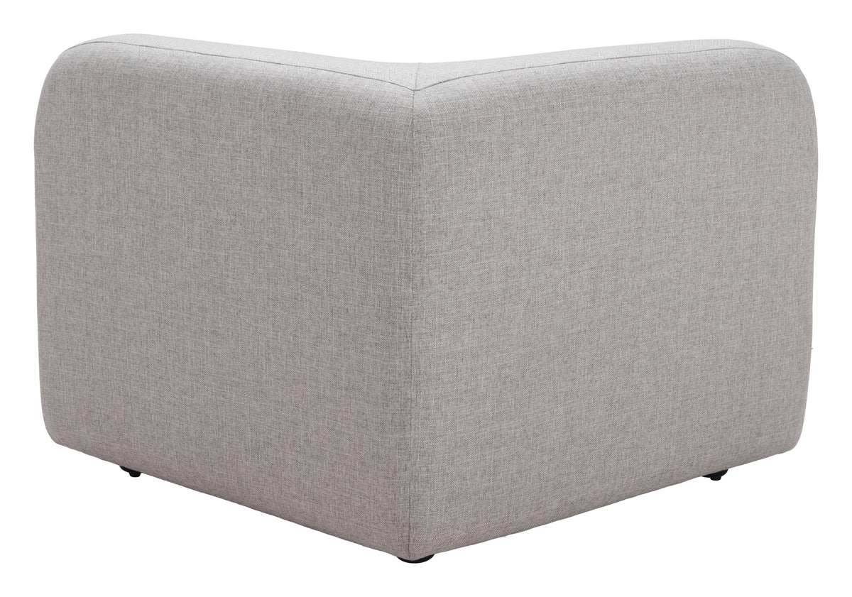 Biak Gray Corner Chair