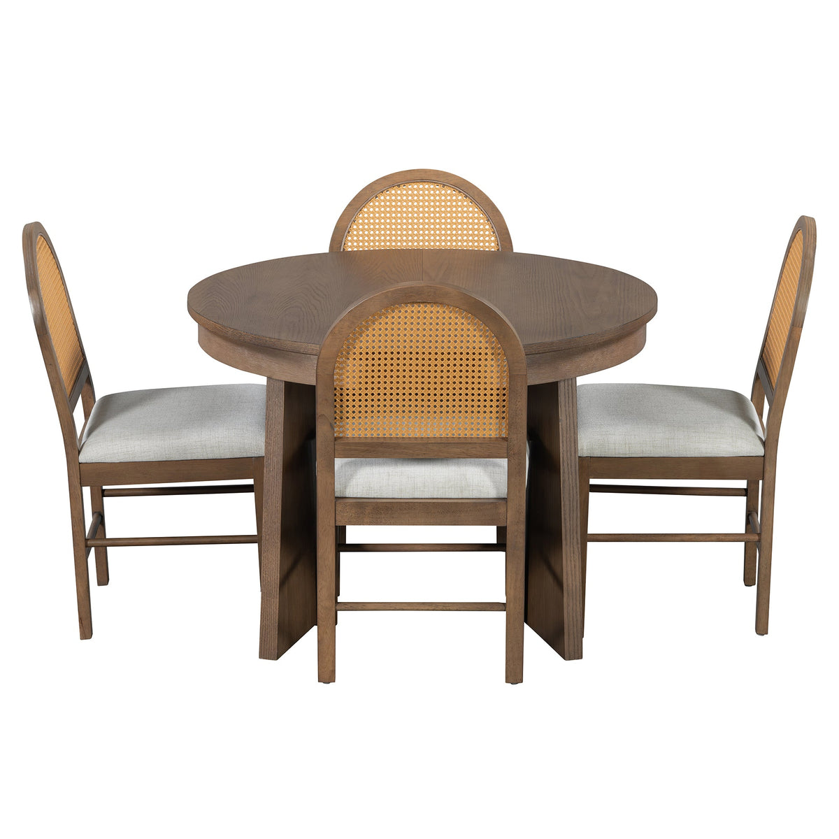 Wolfe Walnut & Beige