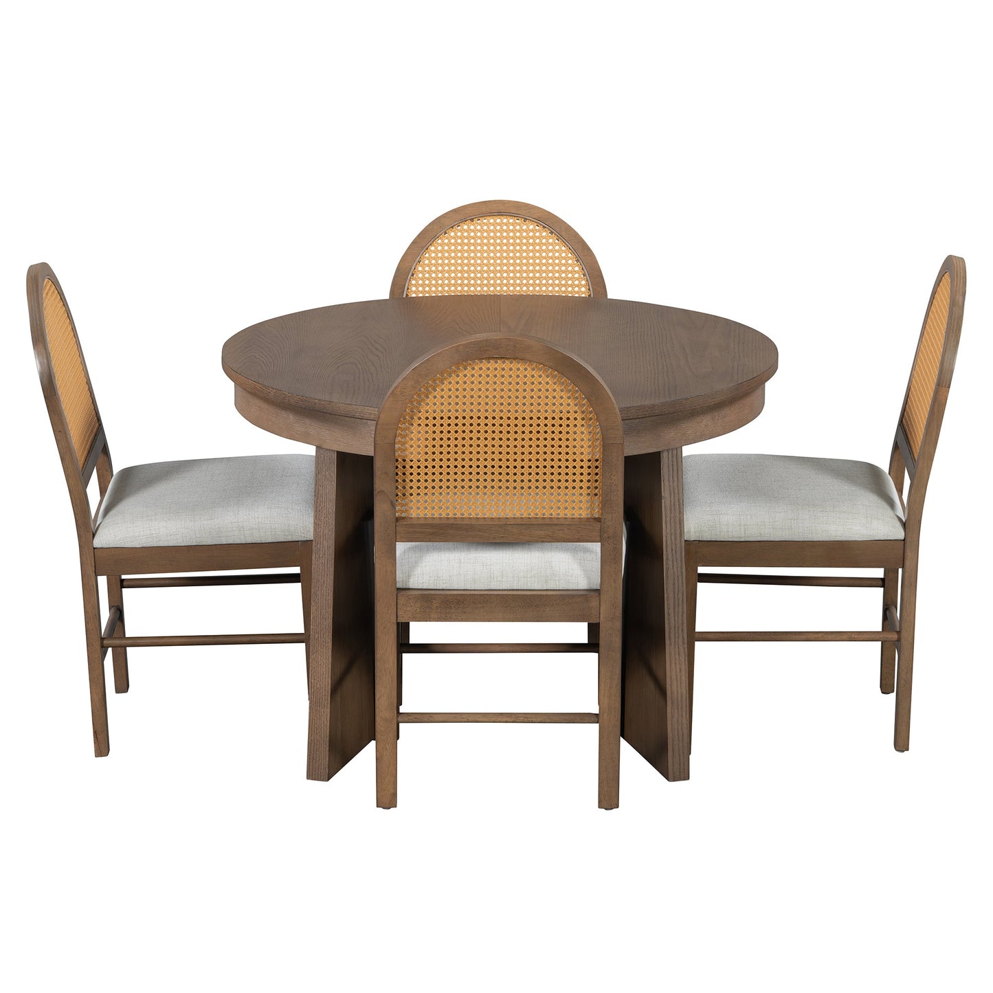 Wolfe Walnut & Beige