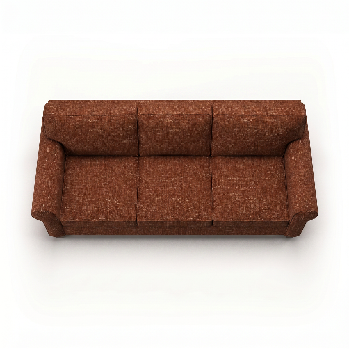 Augusta Sofa – Made in USA, Custom Fabric Options, 83" Classic Design - Insight Russet - Fabric (7)