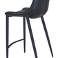 Magnus Barstool (Set of 2) in Black
