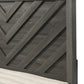 Yves Chevron Wood Bed