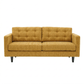 Talmadge Sofa – 92" Made-in-USA Sofa, Sage Green & Mustard Yellow - Hepburn Chai Tea - Mustard Yellow Fabric (8)