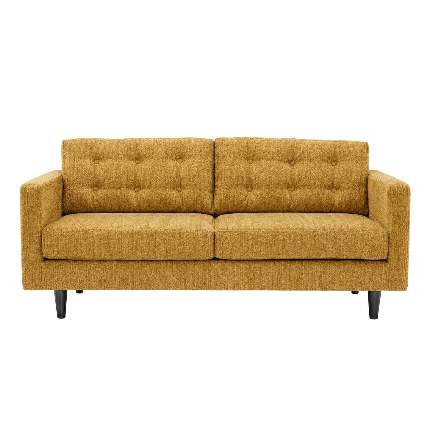 Talmadge Sofa – 92" Made-in-USA Sofa, Sage Green & Mustard Yellow - Hepburn Chai Tea - Mustard Yellow Fabric (8)